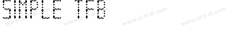 Simple tfb字体转换
